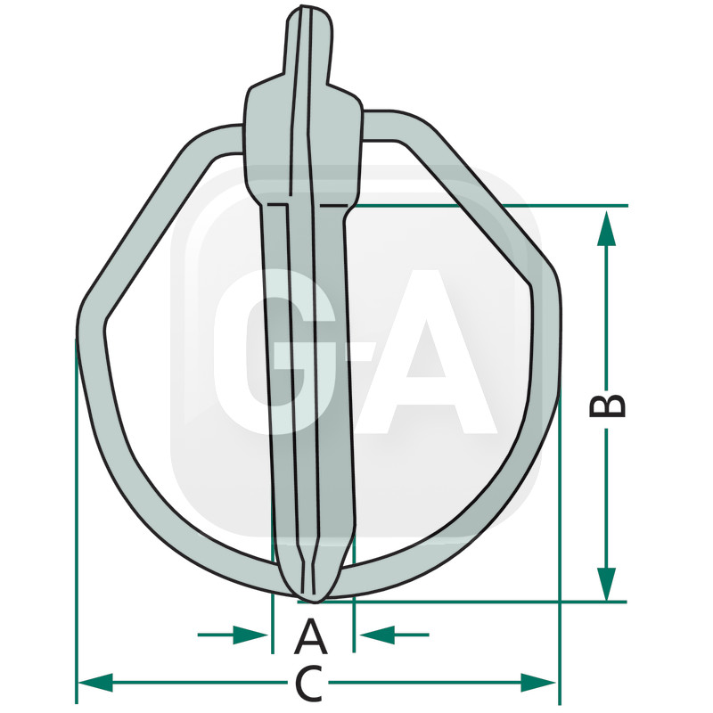 Goupille clip
